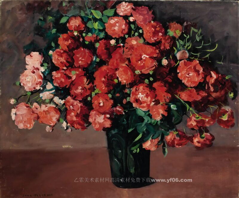 4p简·彼得森油画装饰画打印高清素材图下载鲜花静物一-乙霏美术素材网