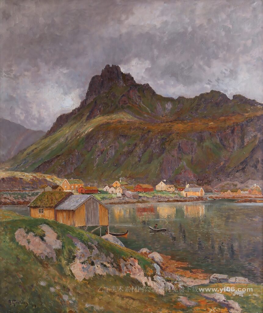 4p安东·亨伯格风景高清油画素材免费下载八-乙霏美术素材网
