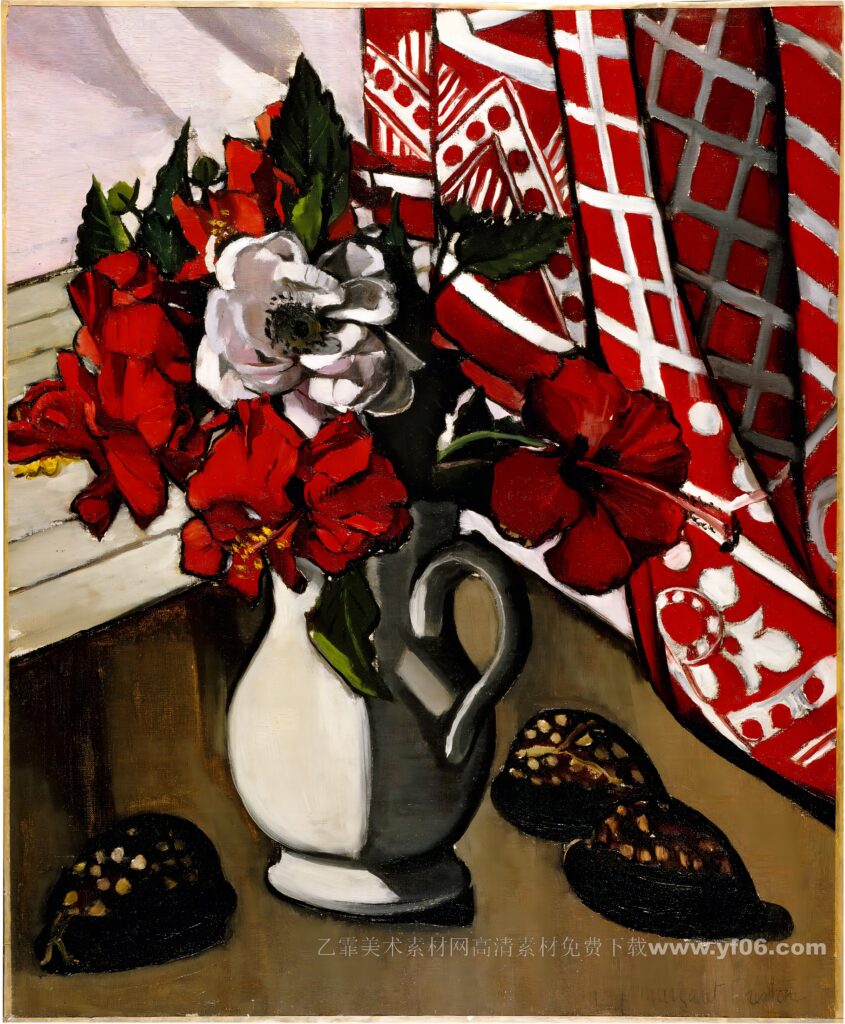 4p玛格丽特·普雷斯顿油画装饰画高清打印图下载三-乙霏美术素材网