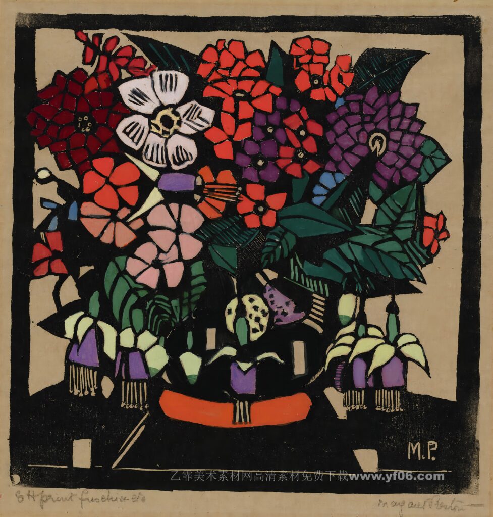 4p玛格丽特·普雷斯顿油画装饰画高清打印图下载二-乙霏美术素材网