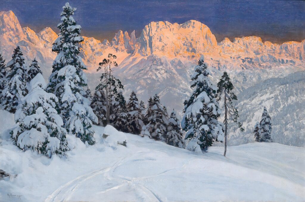 10p风景油画装饰画高清打印图下载二-乙霏美术素材网