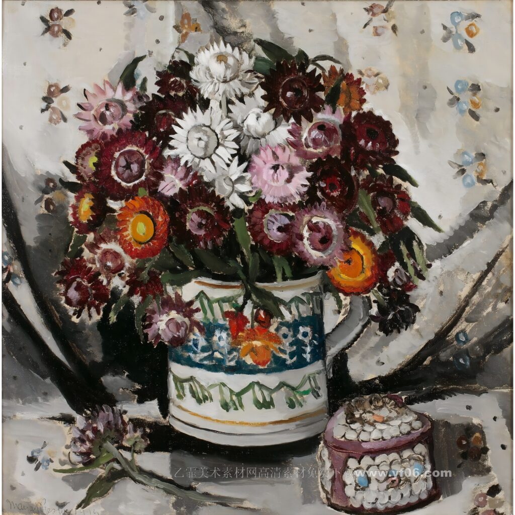 4p玛格丽特·普雷斯顿油画装饰画高清打印图下载三-乙霏美术素材网