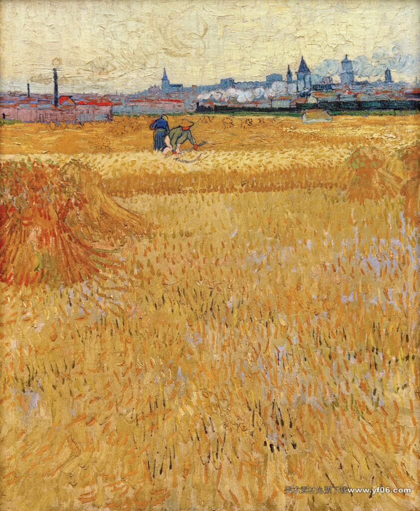 011 梵高 Arles View from the Wheat Fields
