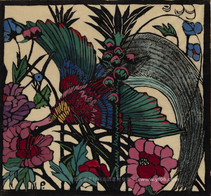 4p玛格丽特·普雷斯顿油画装饰画高清打印图下载八-乙霏美术素材网