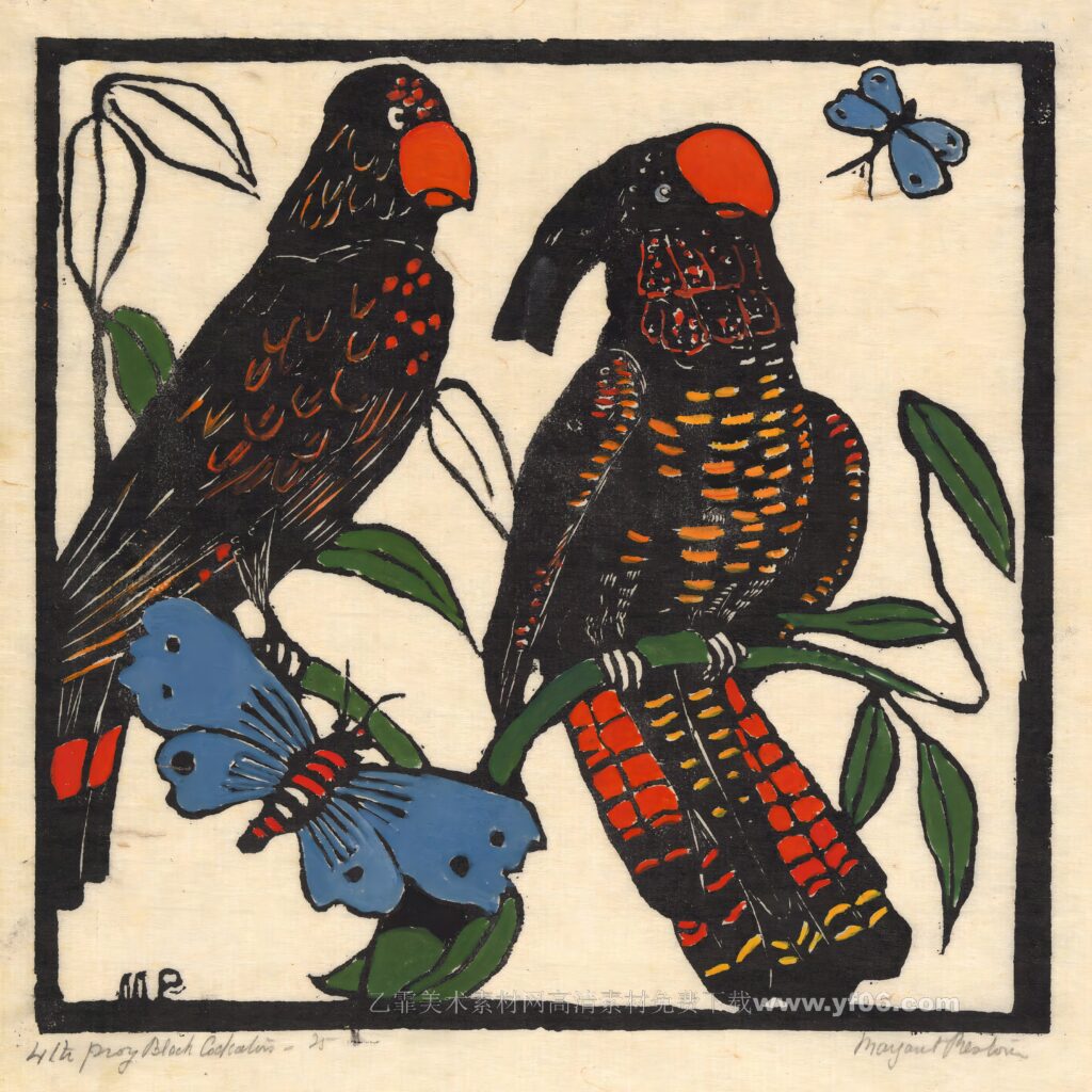 4p玛格丽特·普雷斯顿油画装饰画高清打印图下载八-乙霏美术素材网