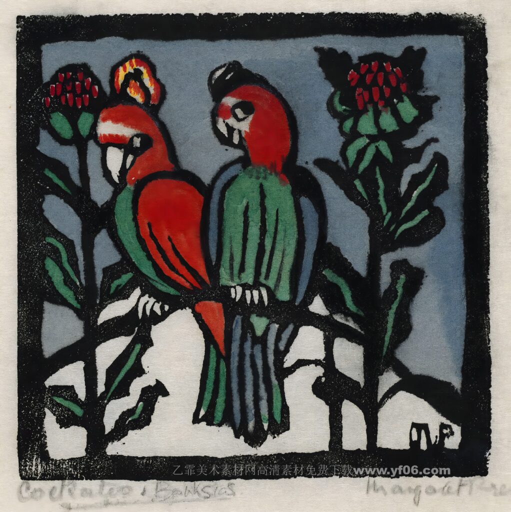 4p玛格丽特·普雷斯顿油画装饰画高清打印图下载八-乙霏美术素材网