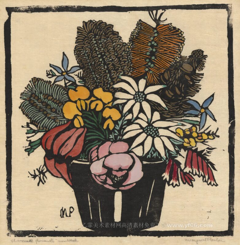 4p玛格丽特·普雷斯顿油画装饰画高清打印图下载九-乙霏美术素材网