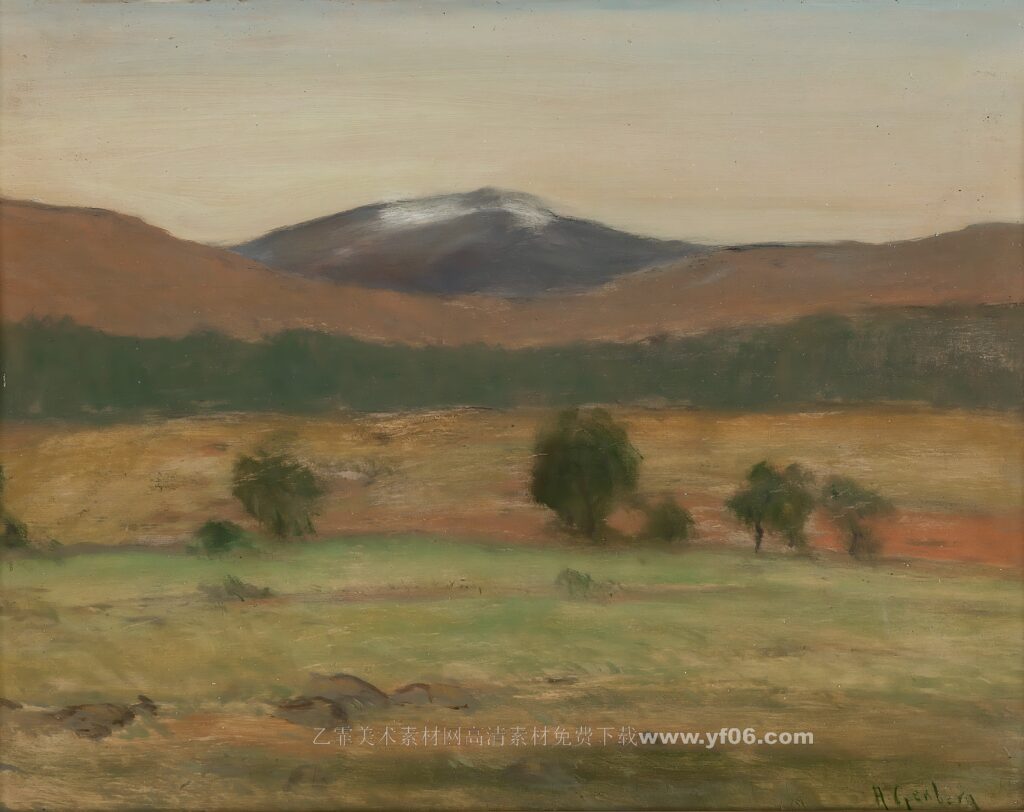 4p安东·亨伯格风景高清油画素材免费下载八-乙霏美术素材网