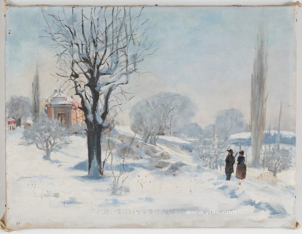 安东·亨伯格风景高清油画素材免费下载二-乙霏美术素材网