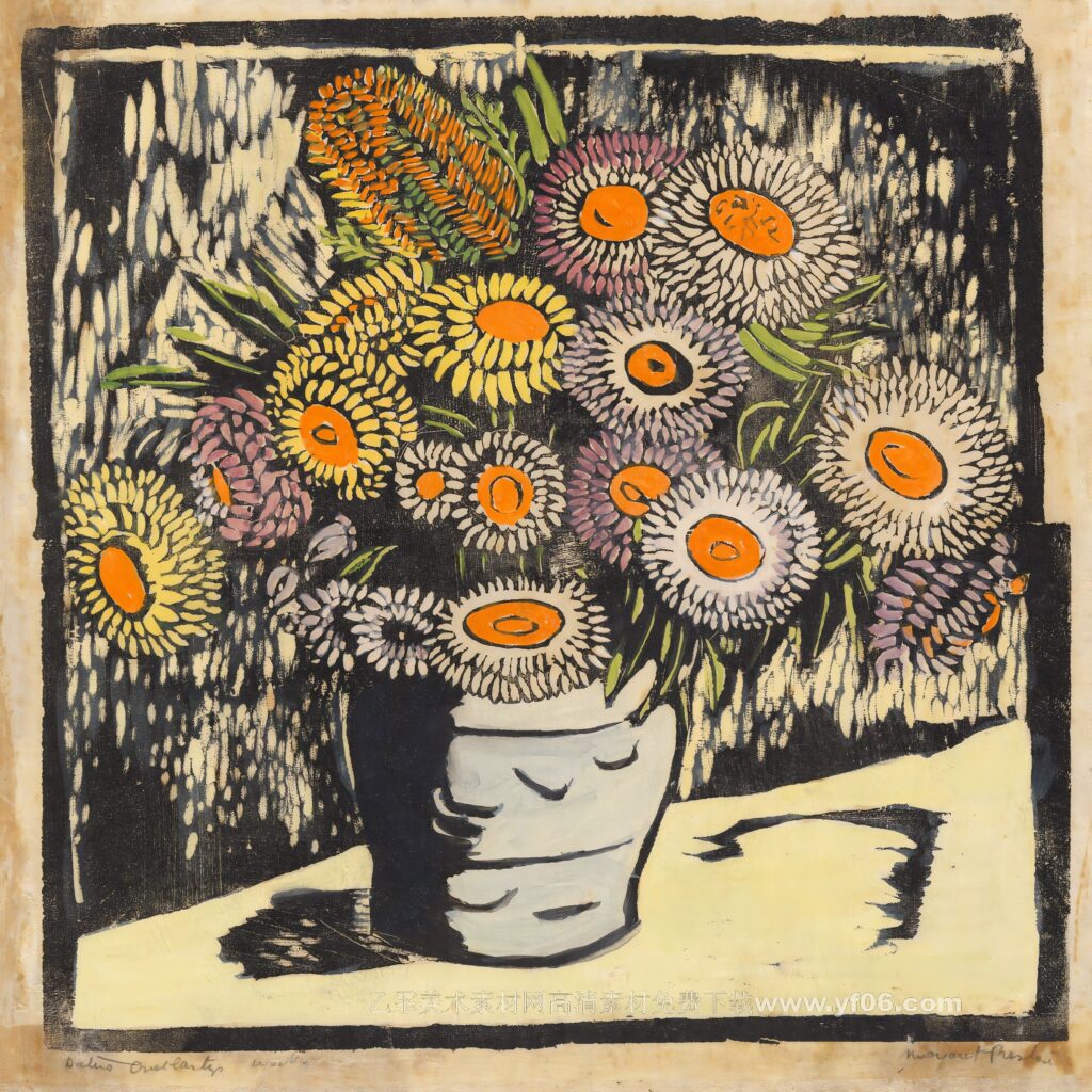 4p玛格丽特·普雷斯顿油画装饰画高清打印图下载五-乙霏美术素材网