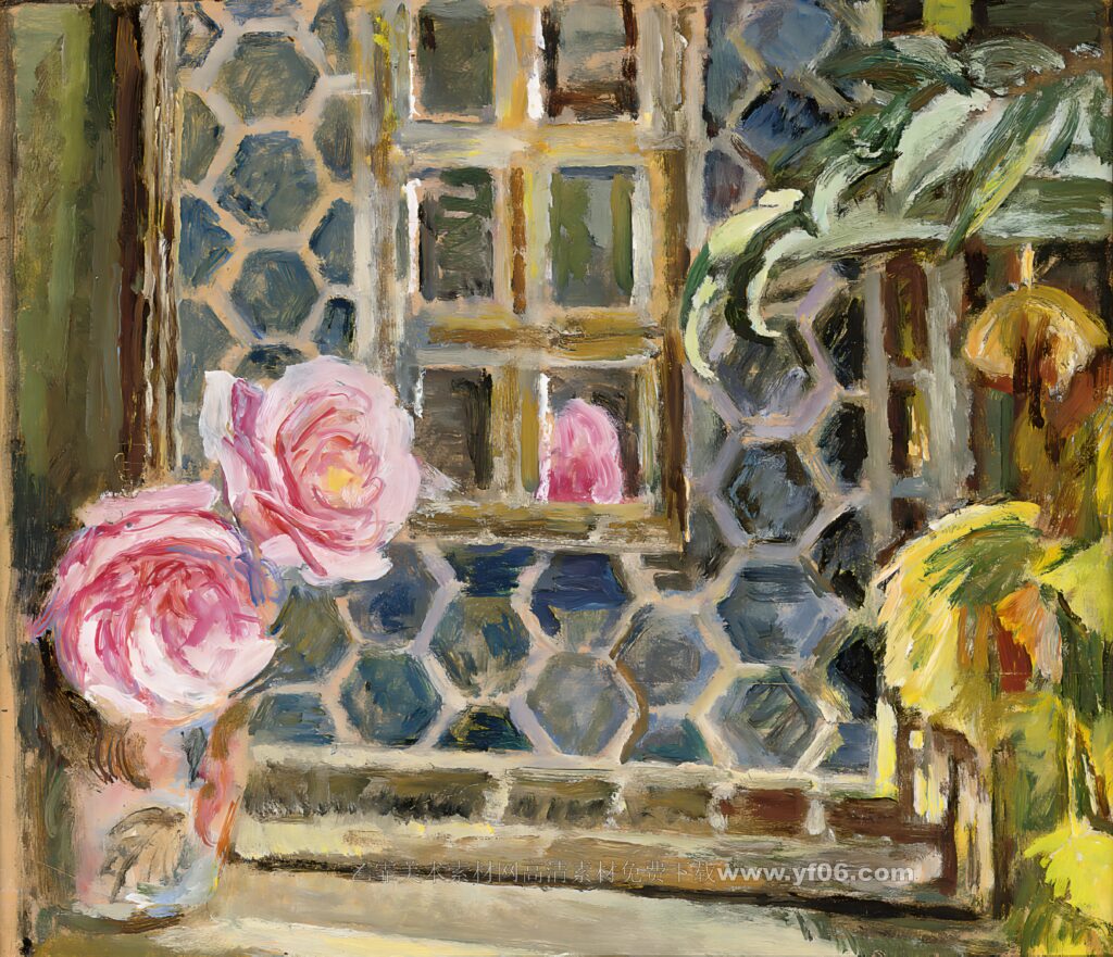 040-Vanessa Bell (1879-1961) Roses and Tiles (2)_065216