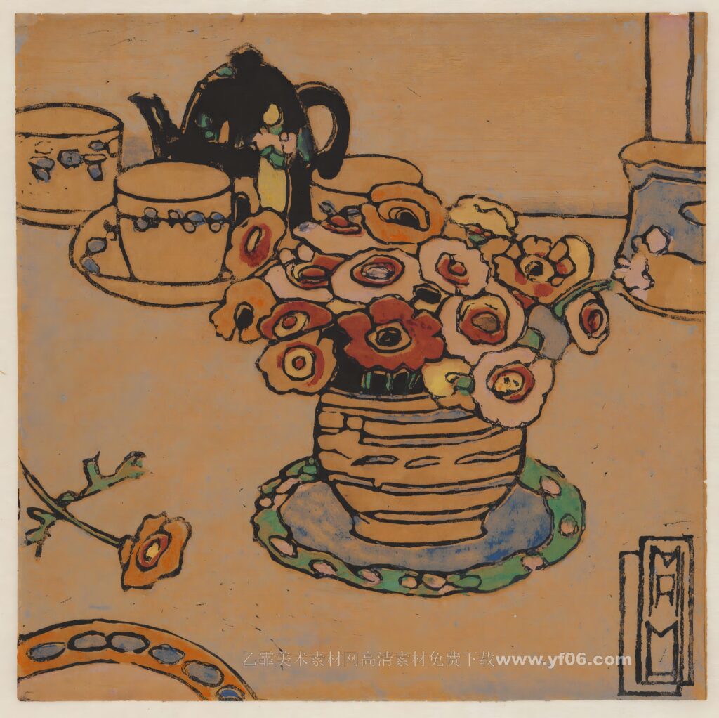 5p玛格丽特·普雷斯顿油画装饰画高清打印图下载十三-乙霏美术素材网