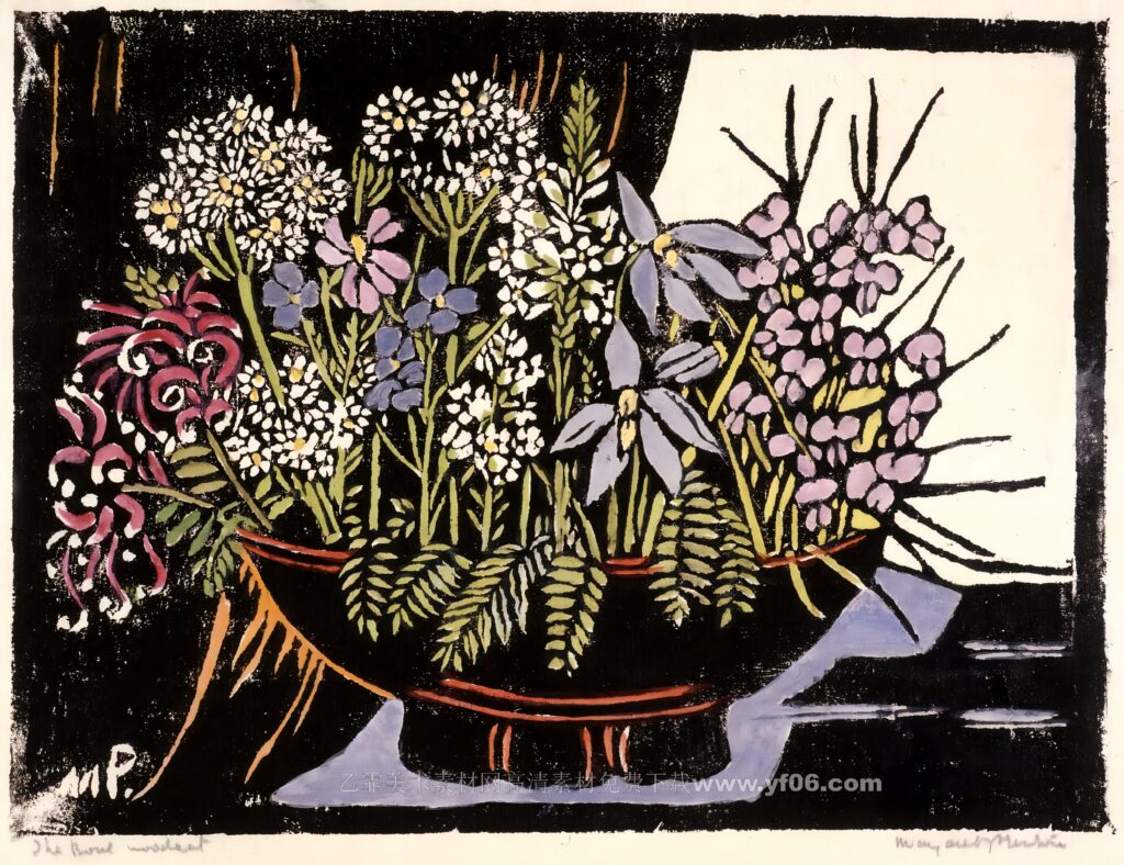 5p玛格丽特·普雷斯顿油画装饰画高清打印图下载十三-乙霏美术素材网