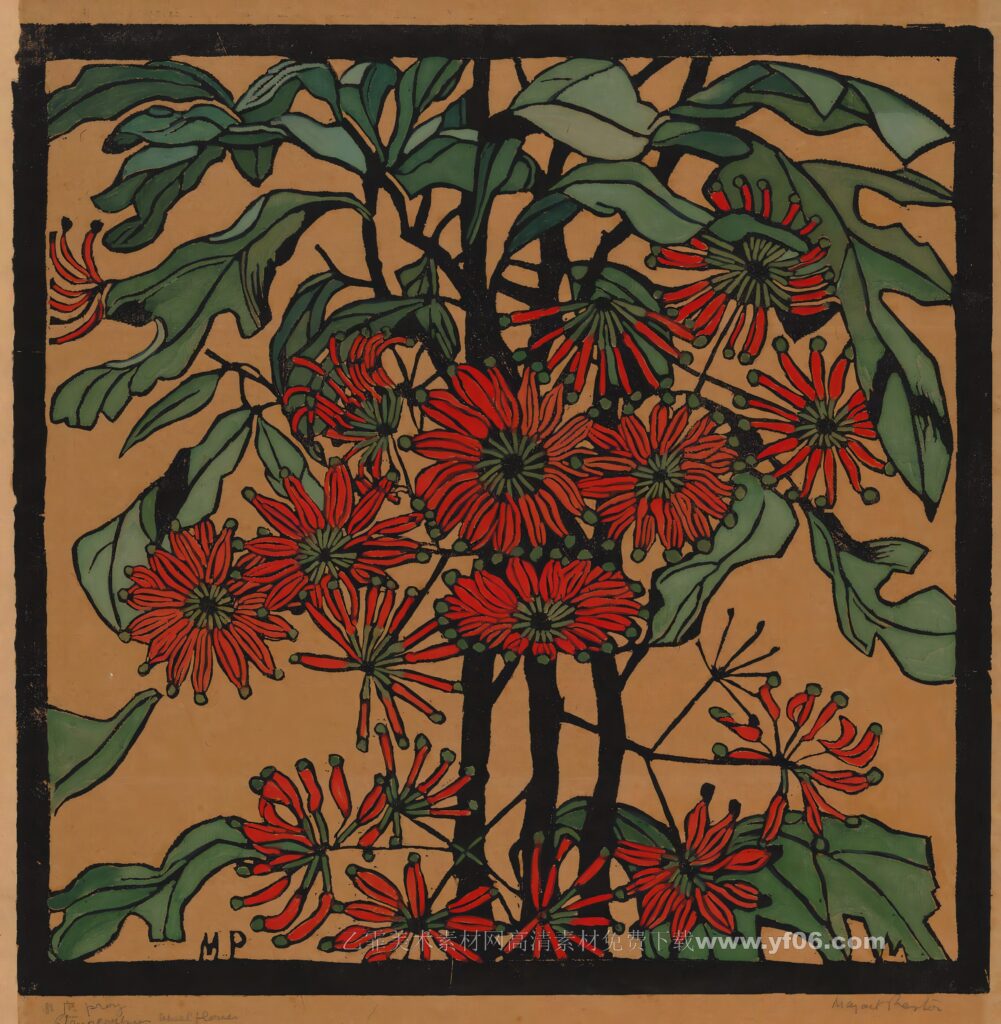 4p玛格丽特·普雷斯顿油画装饰画高清打印图下载五-乙霏美术素材网