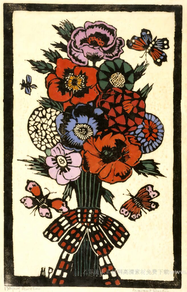 4p玛格丽特·普雷斯顿油画装饰画高清打印图下载六-乙霏美术素材网