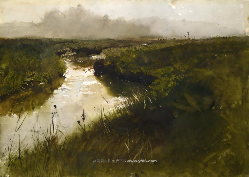 安德鲁·怀斯装饰画高清素材免费下载——风景-乙霏美术素材网