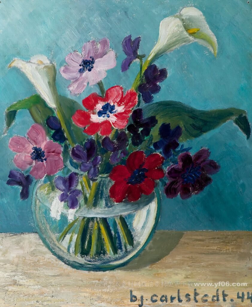 5p伯格·卡尔斯泰特油画装饰画高清打印素材图下载二-乙霏美术素材网