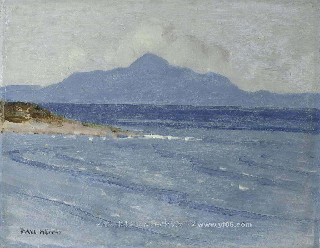 09-Paul Henry R.H.A. (Irish, 1876-1958) A view of Croagh_052619