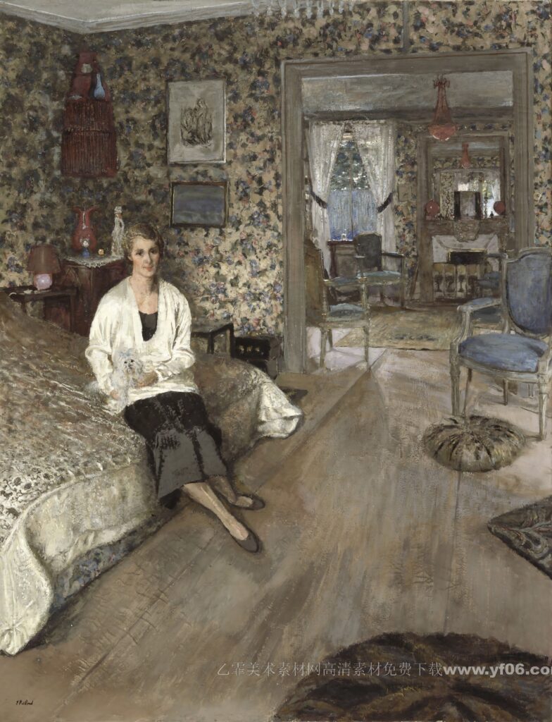 101EDOUARD VUILLARD-The countess Marie-Blanche de Polignac_030714
