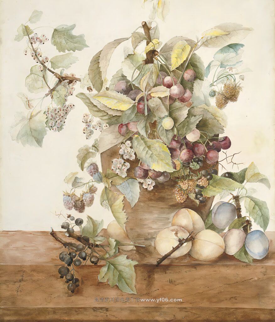 奥迪隆·雷东高清油画装饰画素材下载——鲜花8-乙霏美术素材网