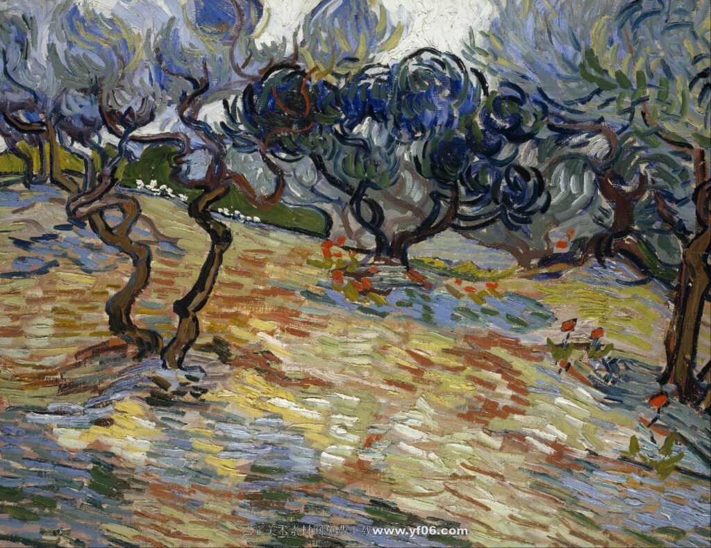 125 梵高 Olive Trees 1889