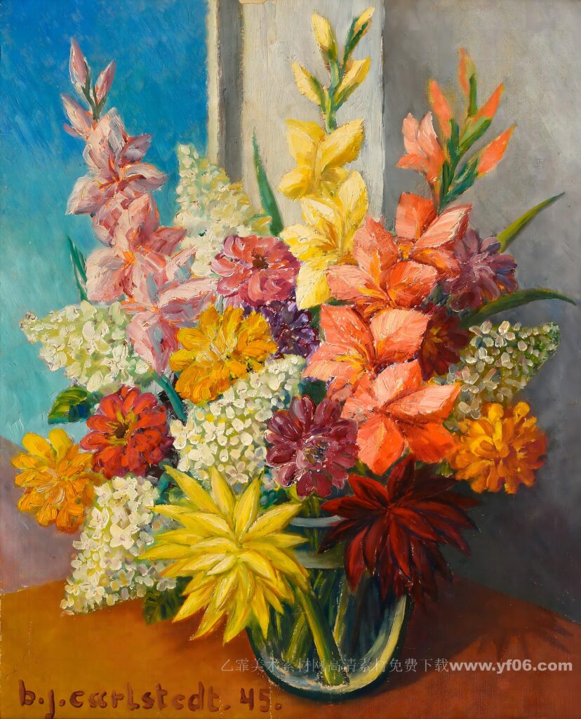 5p伯格·卡尔斯泰特油画装饰画高清打印素材图下载三-乙霏美术素材网