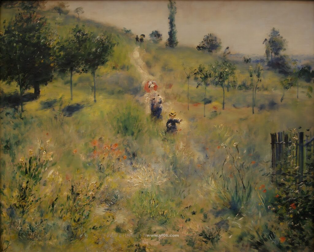 雷诺阿高清油画素材免费下载——风景5-乙霏美术素材网