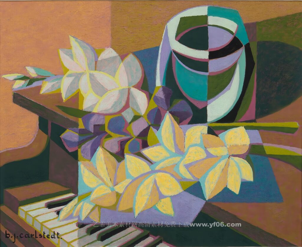 16-Birger Carlstedt, STILL LIFE WITH FLOWERS_052821