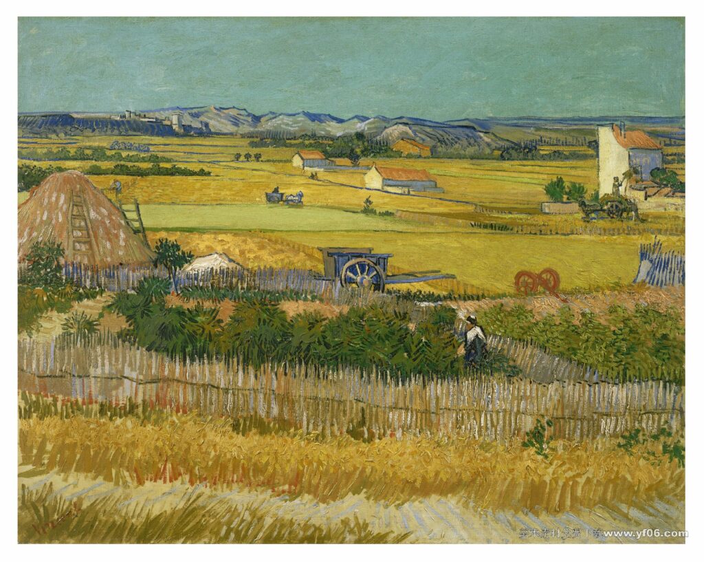 182 梵高 The harvest (June 1888 - 1888)