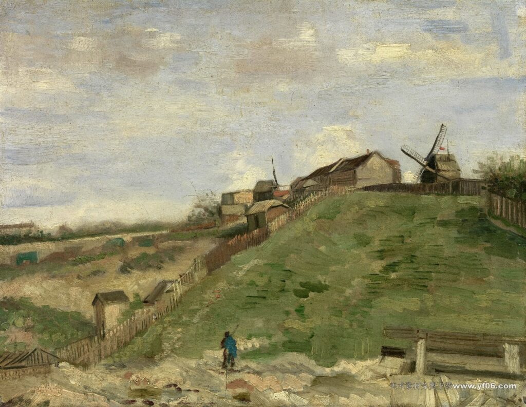 183 梵高 The Hill of Montmartre with Stone Quarry