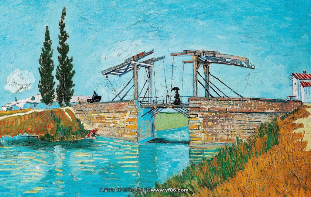 187 梵高 The Langlois Bridge at Arles