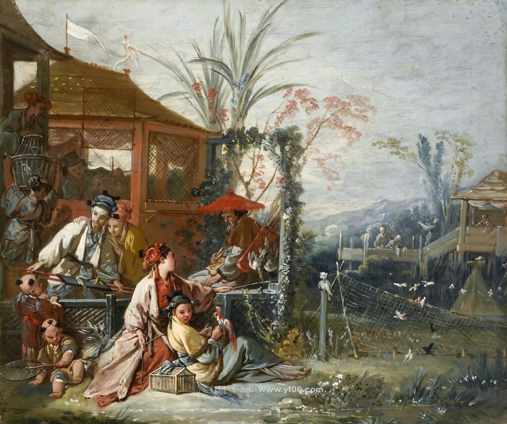 弗朗索瓦·布歇高清油画素材免费下载——人物6-乙霏美术素材网