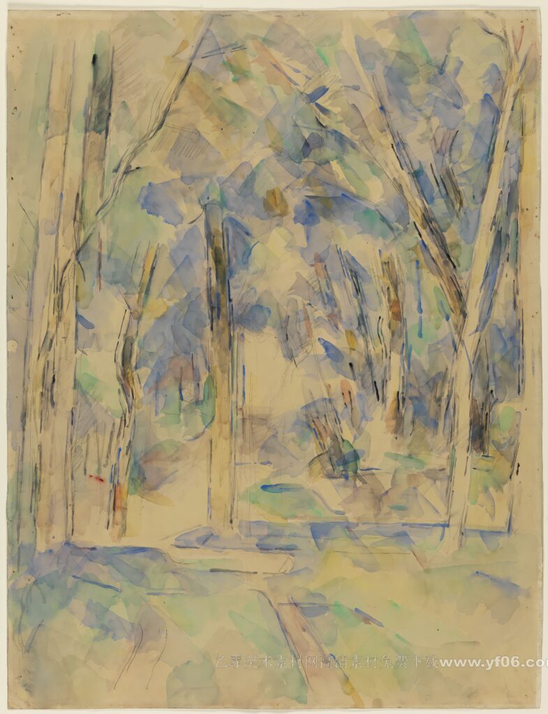 1900,_Cézanne,_Trees_Forming_an_Arch_014732