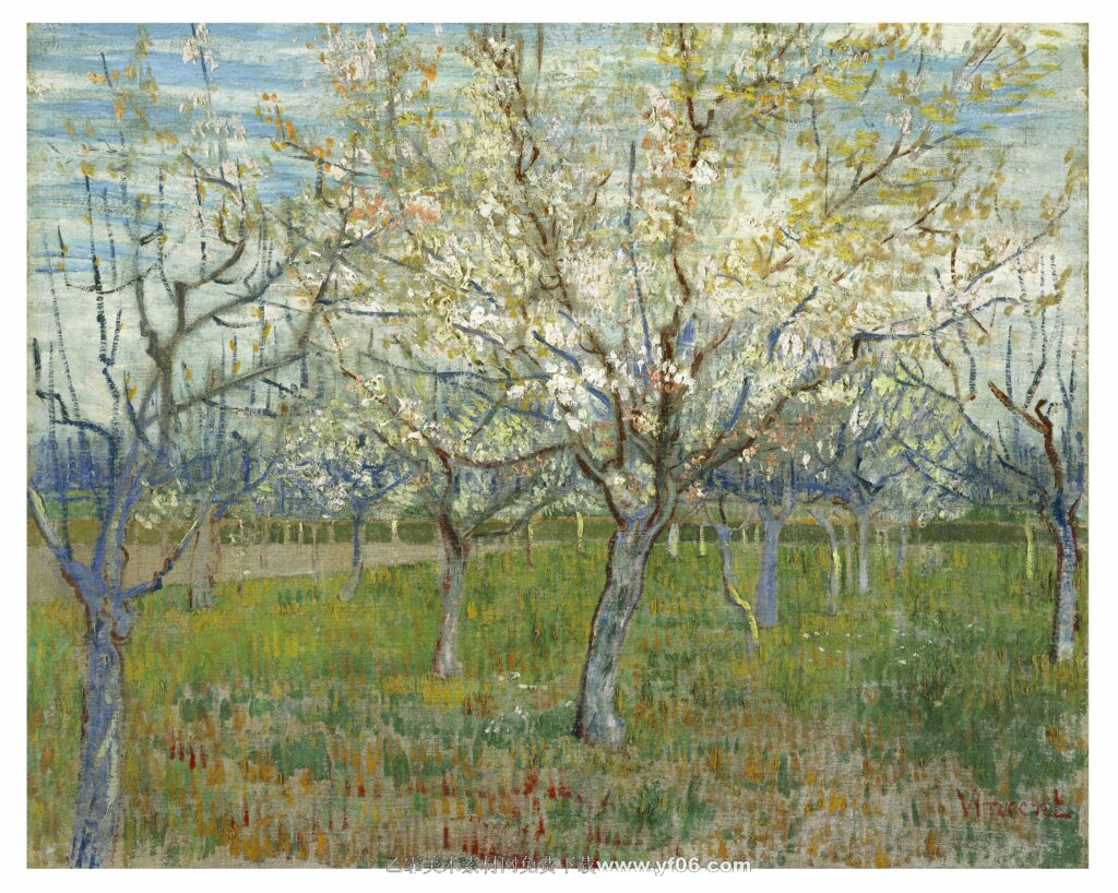 192 梵高 The pink orchard (March 1888 - 1888)