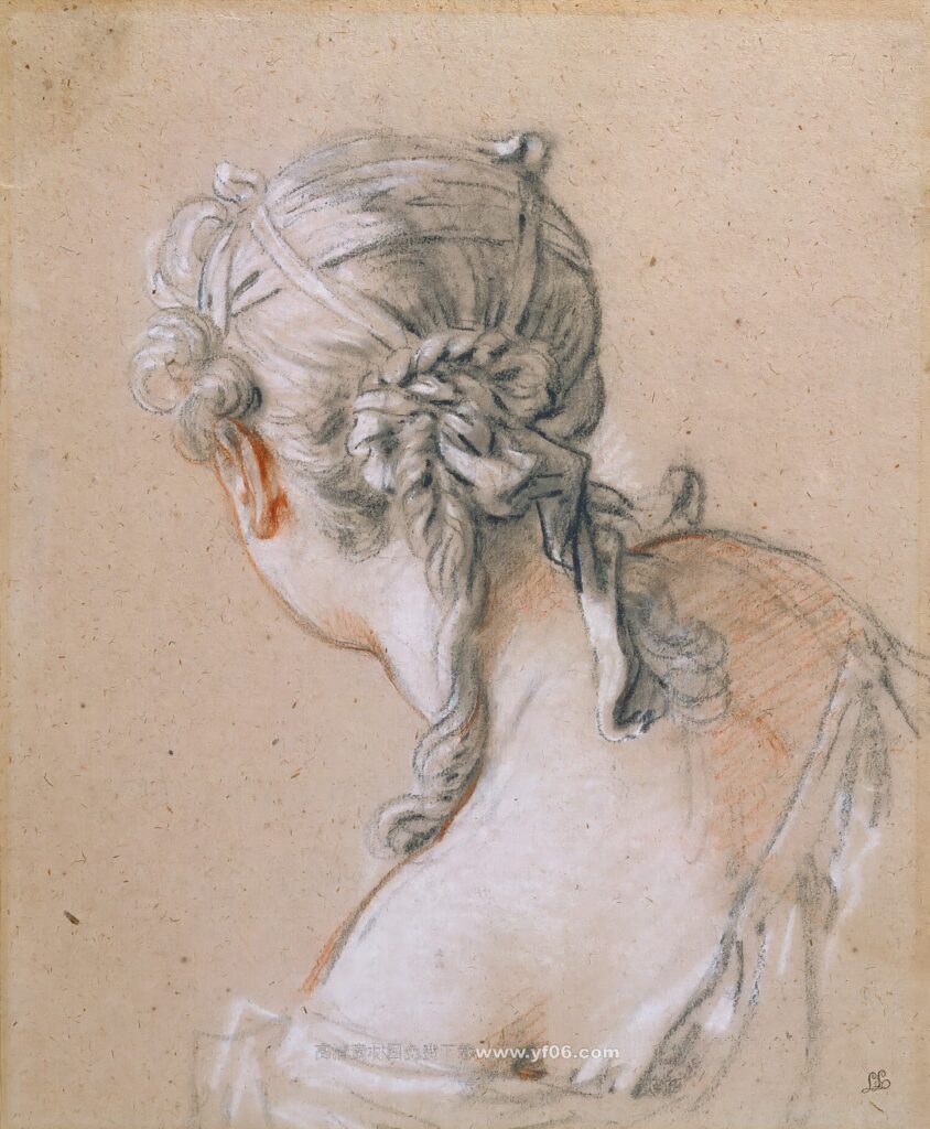 弗朗索瓦·布歇高清油画素材免费下载——人物20-乙霏美术素材网