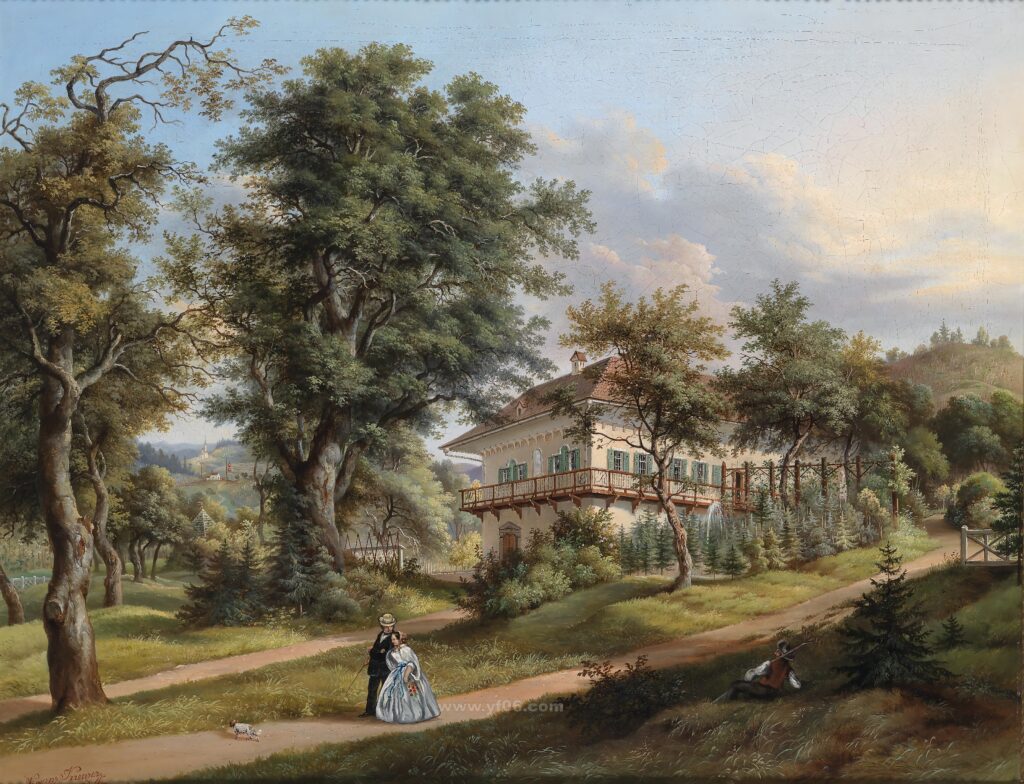 10p风景油画装饰画高清打印图下载四-乙霏美术素材网