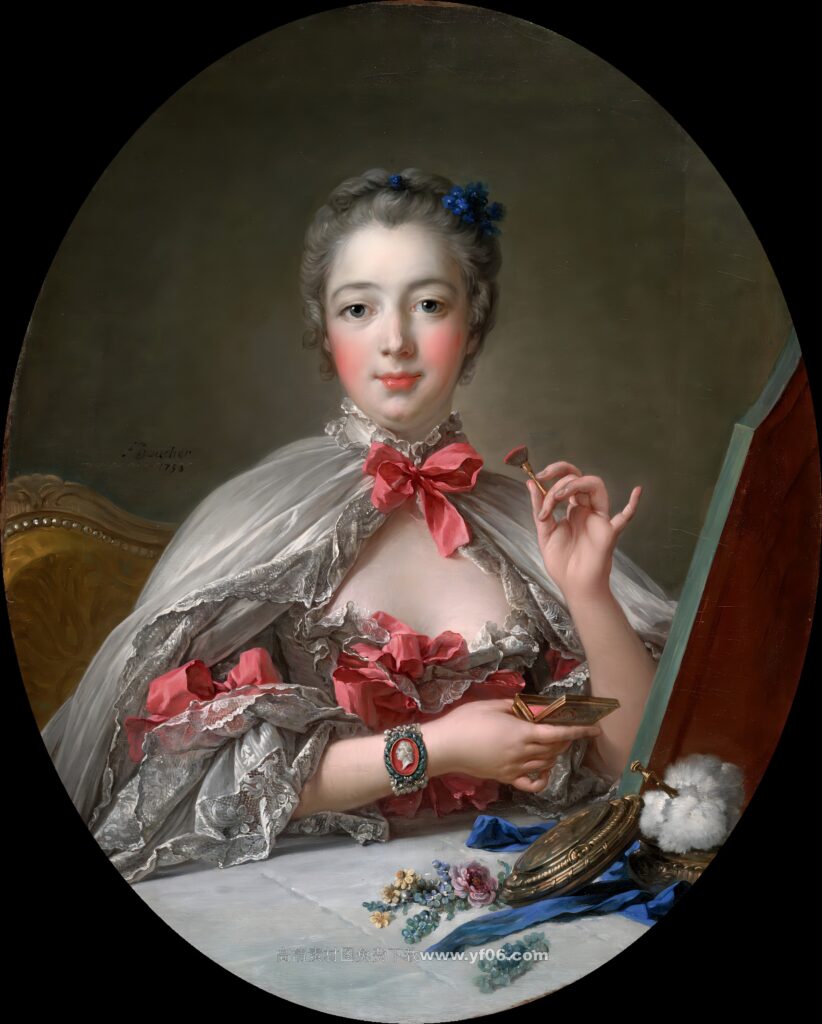 弗朗索瓦·布歇高清油画素材免费下载——人物5-乙霏美术素材网