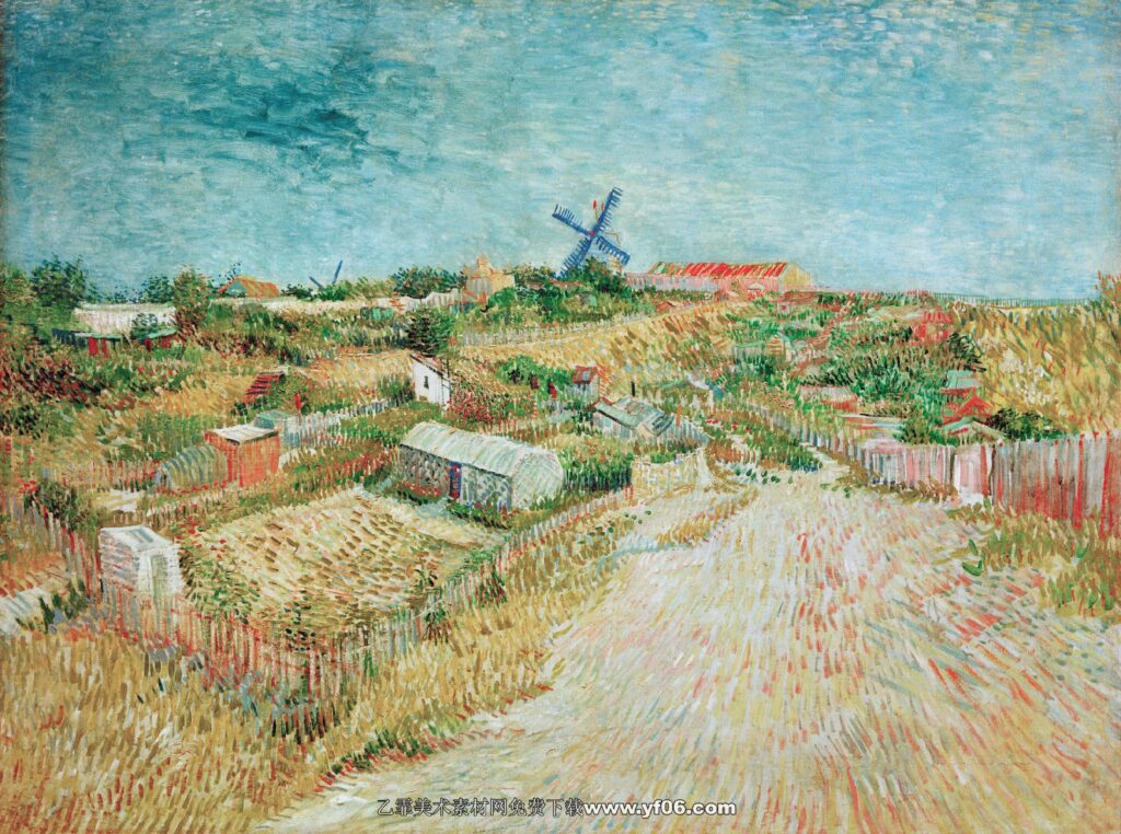 217 梵高 Vegetable Gardens in Montmartre
