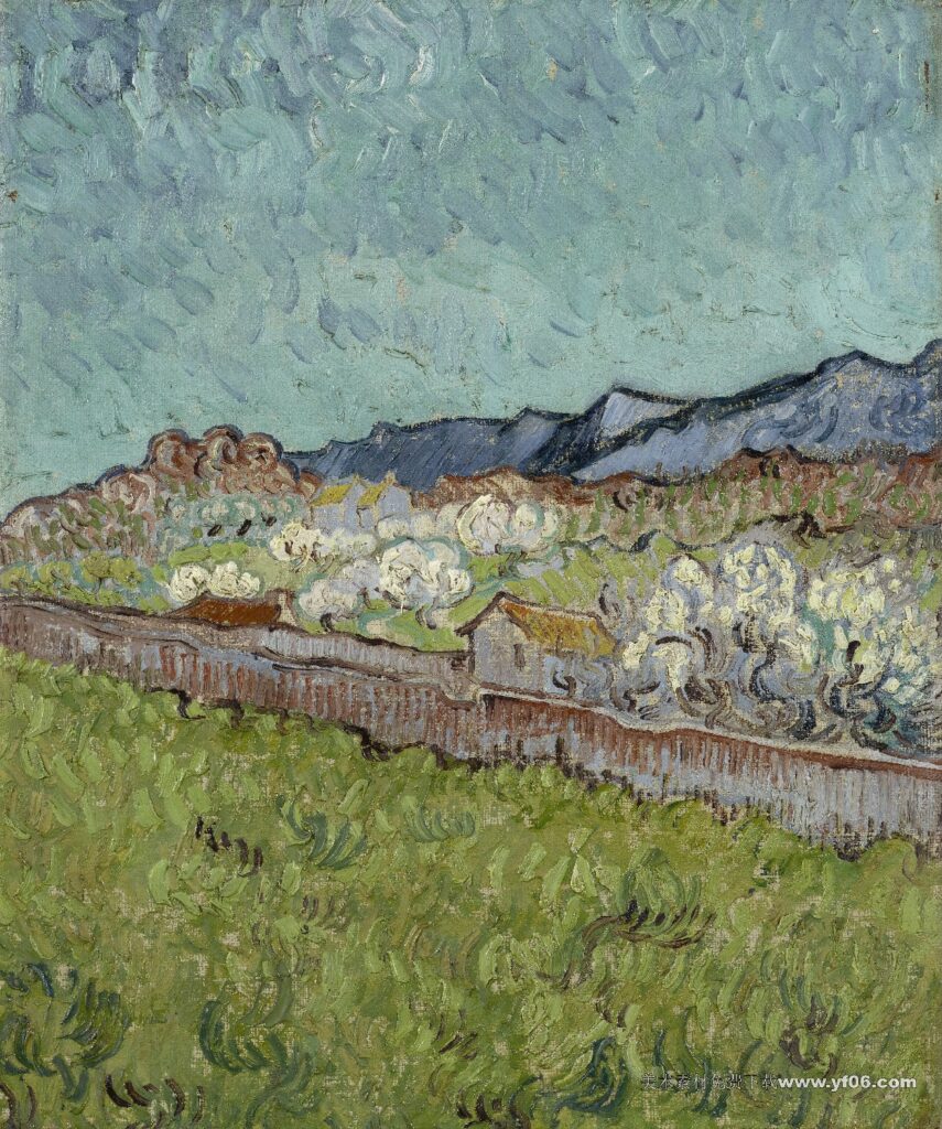 229 梵高 View of the Alpilles