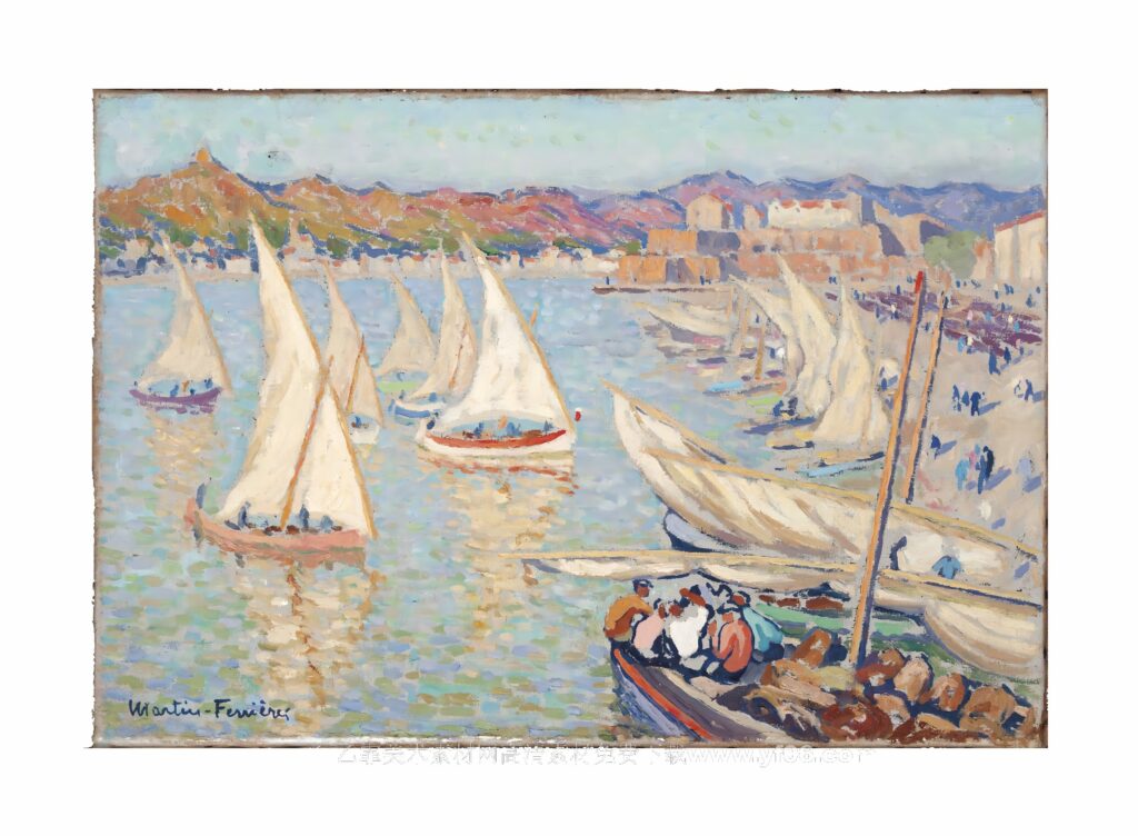 5p雅克·马丁·费里雷斯油画装饰画高清打印素材图下载风景二-乙霏美术素材网