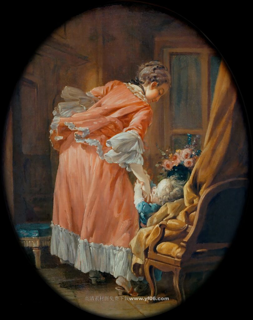 弗朗索瓦·布歇高清油画素材免费下载——人物-乙霏美术素材网