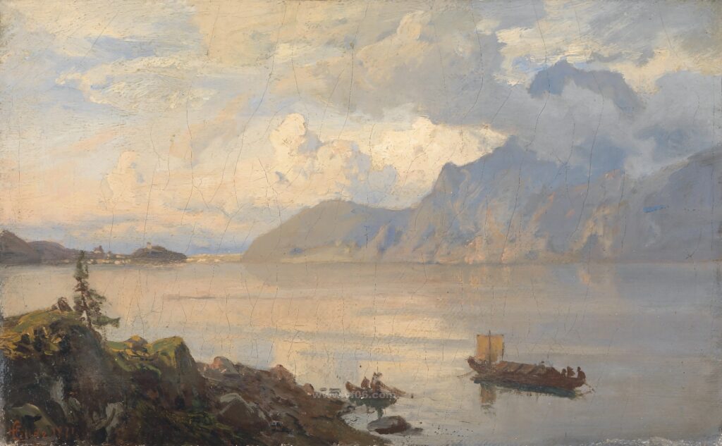 10p风景油画装饰画高清打印图下载六-乙霏美术素材网