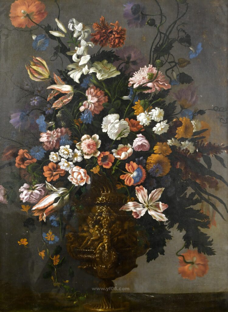 10p古典鲜花静物油画合集二十一-乙霏美术素材网