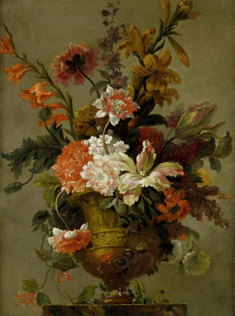 10p古典鲜花静物油画合集二十一-乙霏美术素材网