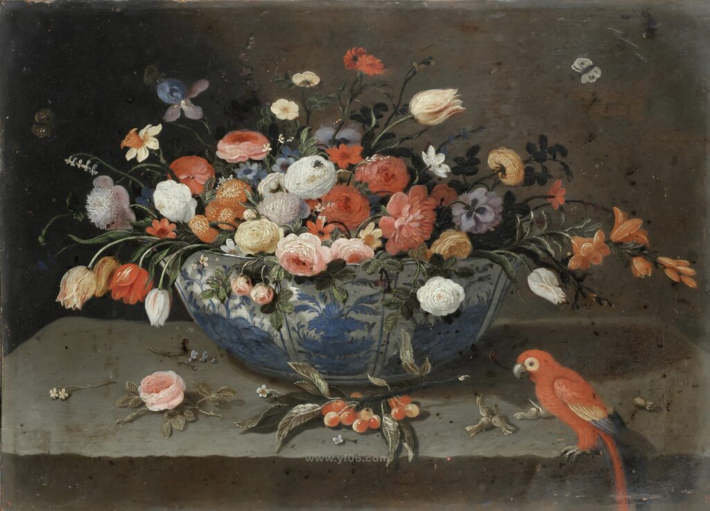 10p古典鲜花静物油画合集二十二-乙霏美术素材网