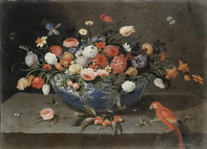 10p古典鲜花静物油画合集二十二-乙霏美术素材网