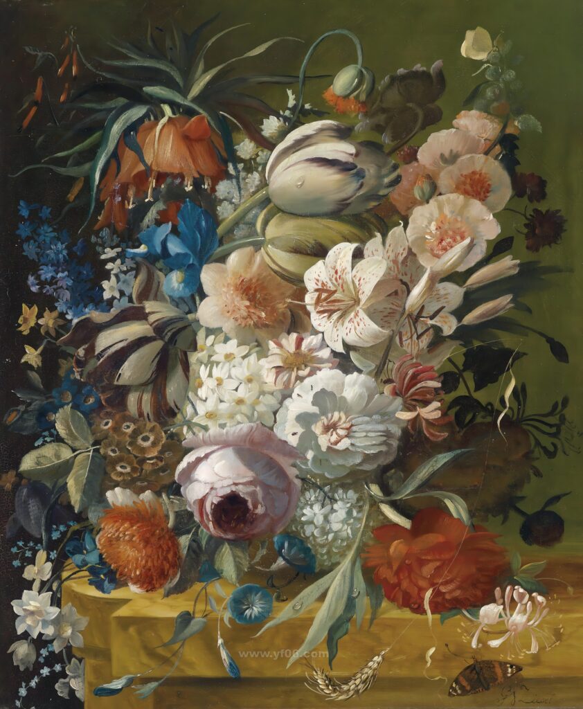 10p古典鲜花静物油画合集⑤-乙霏美术素材网