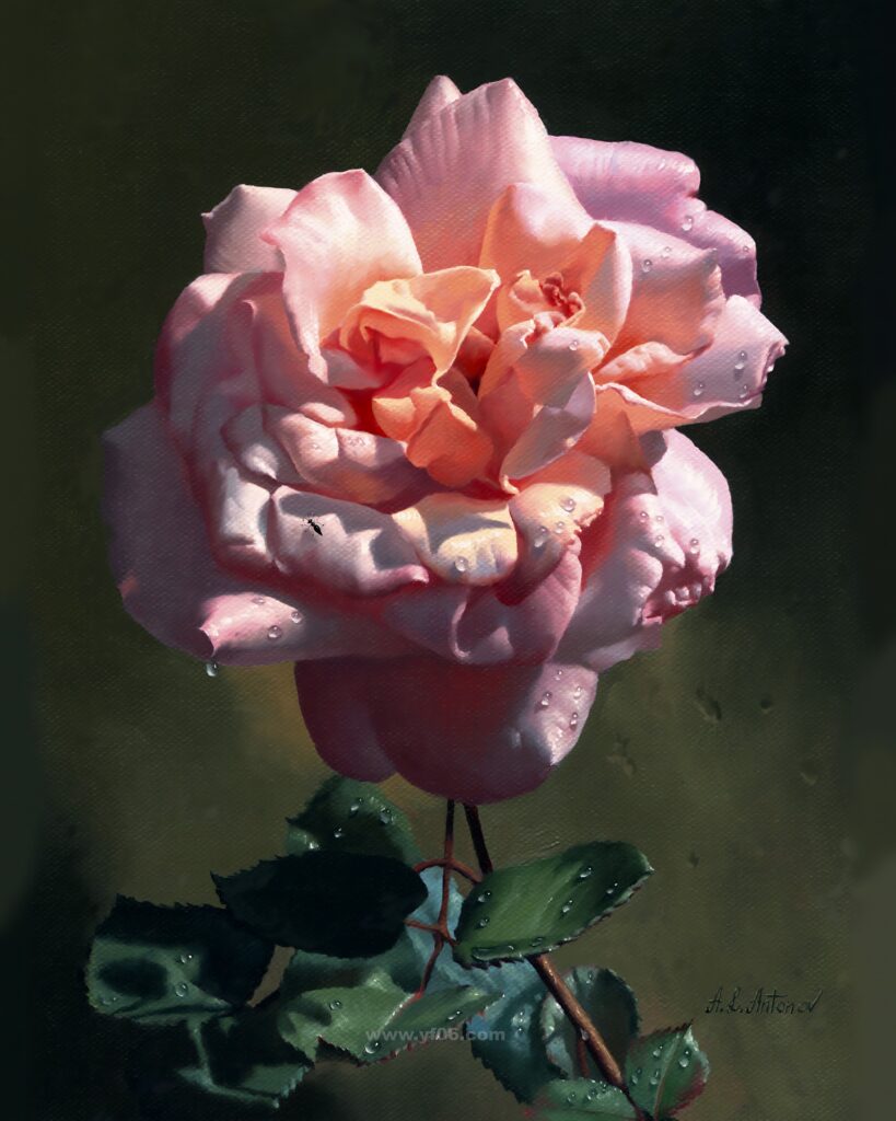 10p古典鲜花静物油画合集二十四-乙霏美术素材网