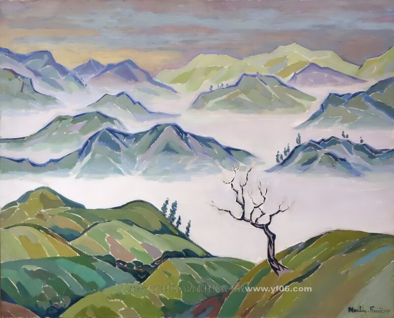 5p雅克·马丁·费里雷斯油画装饰画高清打印素材图下载风景一-乙霏美术素材网