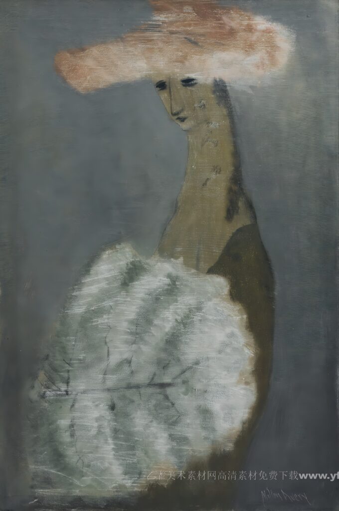 4p米尔顿艾弗里Milton Avery装饰画油画素材高清图下载人物二-乙霏美术素材网
